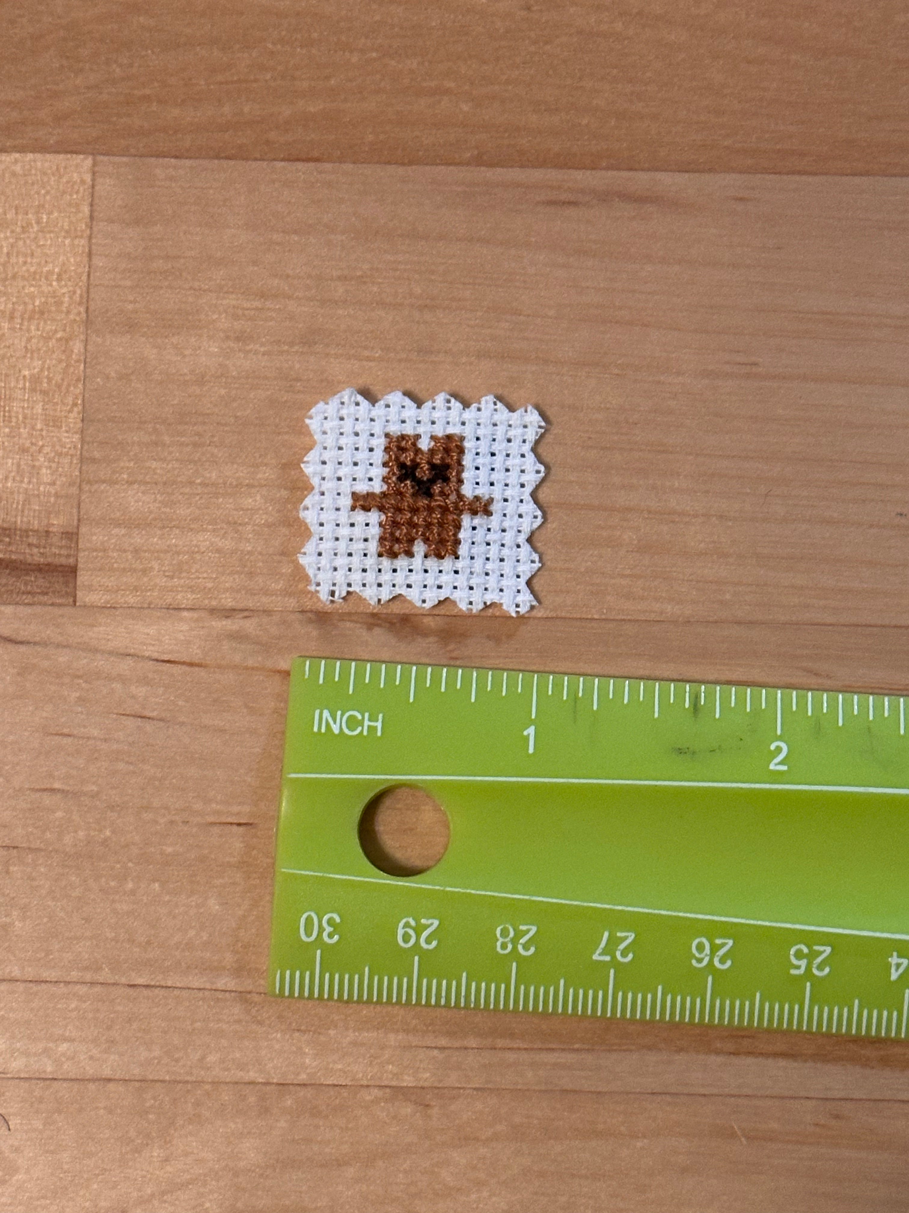 Cute Bear Cross-Stitch Magnet (Set of 3)
